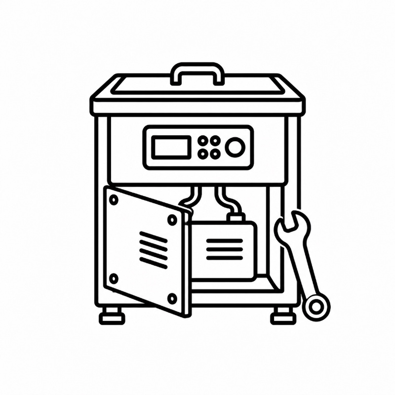 Ultrasonic Cleaner Cabinets Wrench or Access 