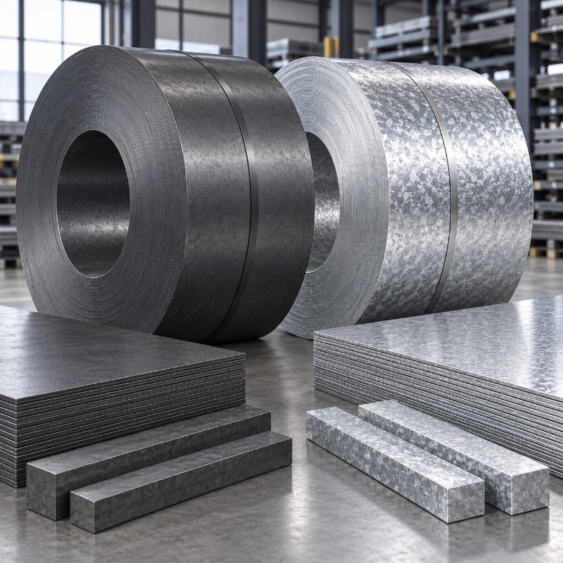 Carbon and Galvanized Steel