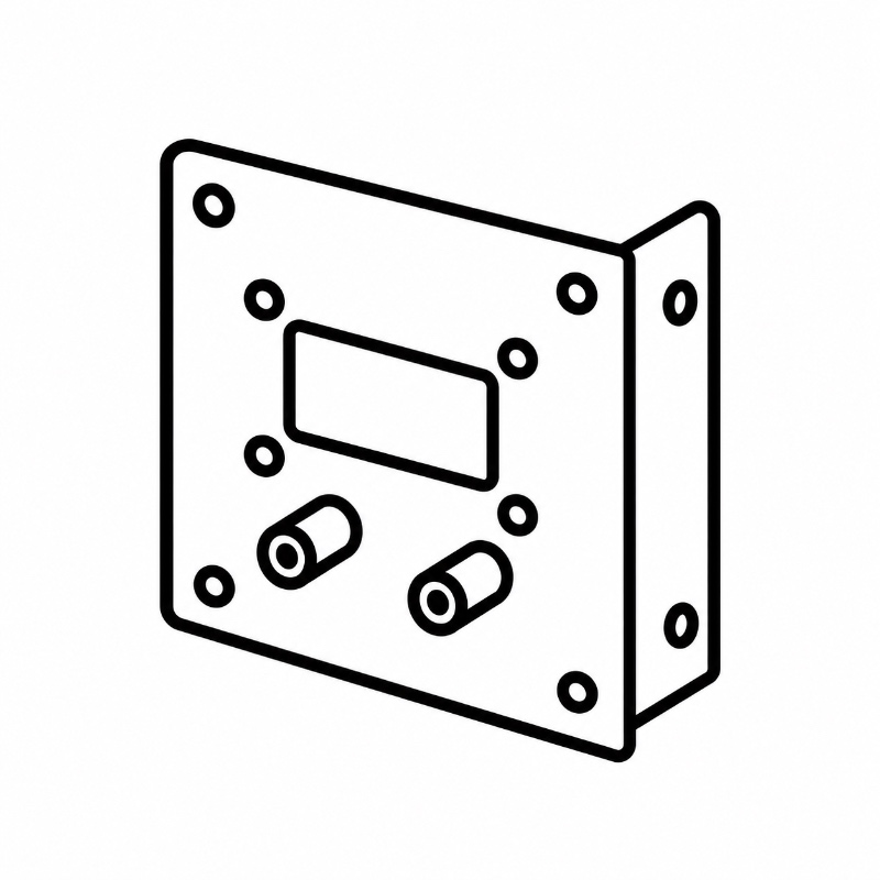 electronic equipment housing Openings & Mounting Details