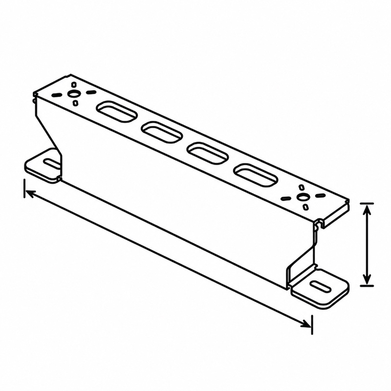 custom metal mounting bracket Size & Bend Geometry
