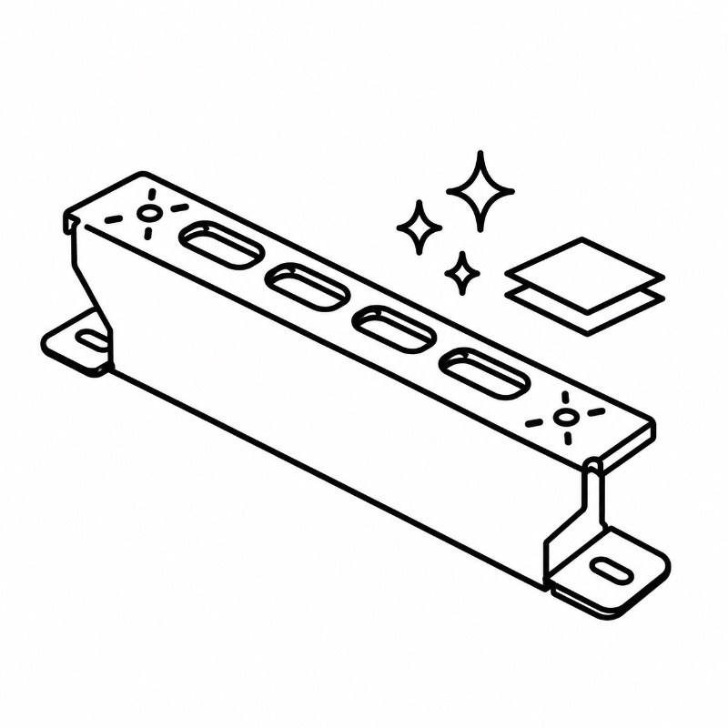 custom metal mounting bracket Material & Finish