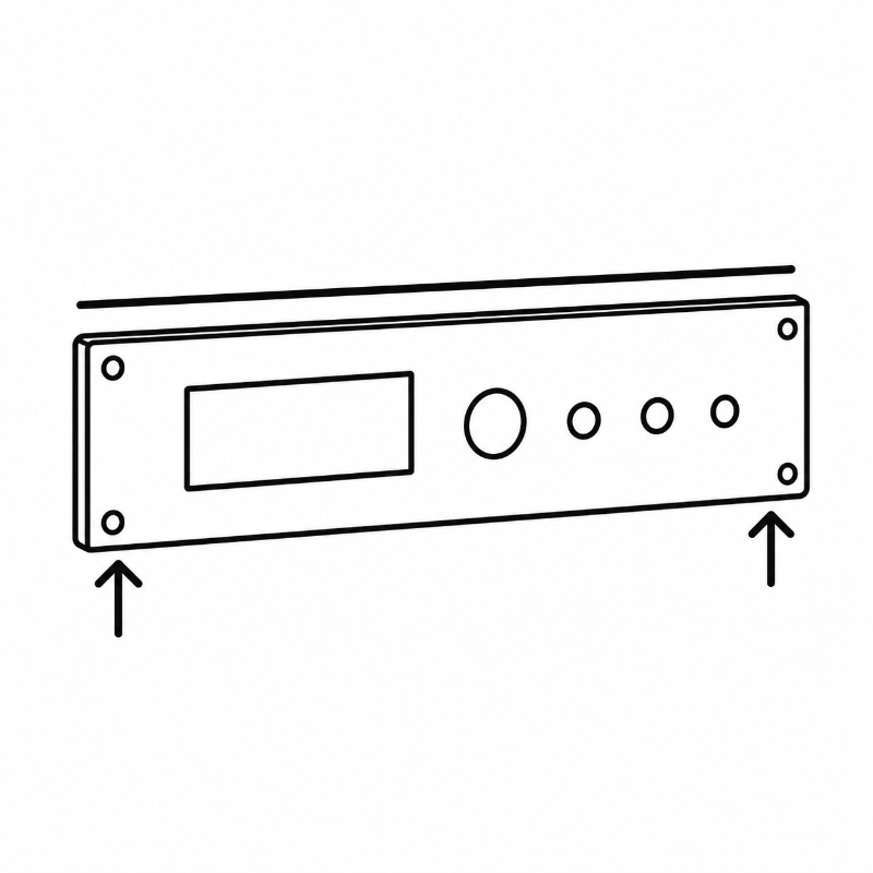 Custom Metal Front Panel Flatness & Panel Stability