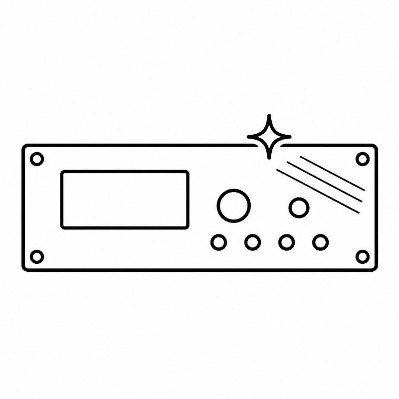 Custom Metal Front Panel Visible Surface Quality