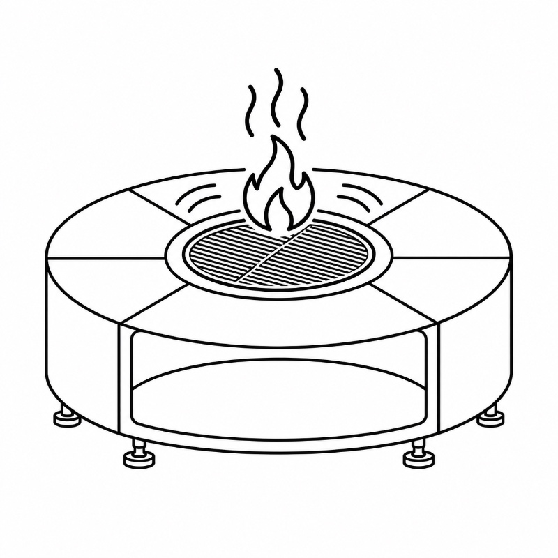 Fire Pit Heat Exposure