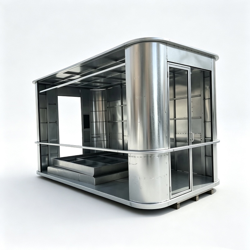 Custom Outdoor Service Booth Enclosure